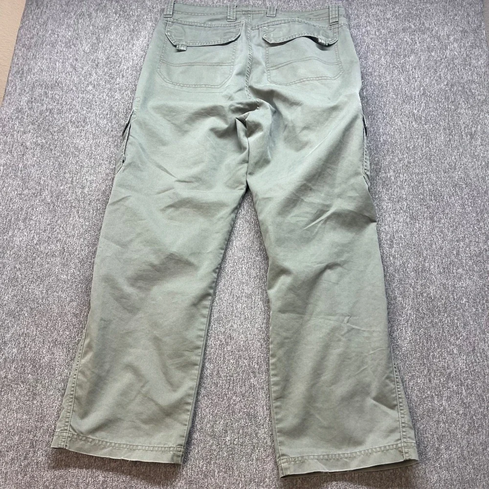 REI Mens Cargo Pants Khaki Utility Outdoor Adventure Size 34x30 - Picture 6 of 11